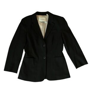 Aritzia Babaton Black Blazer Waist Length, Wrist Length Sleeve Lined Size 6
